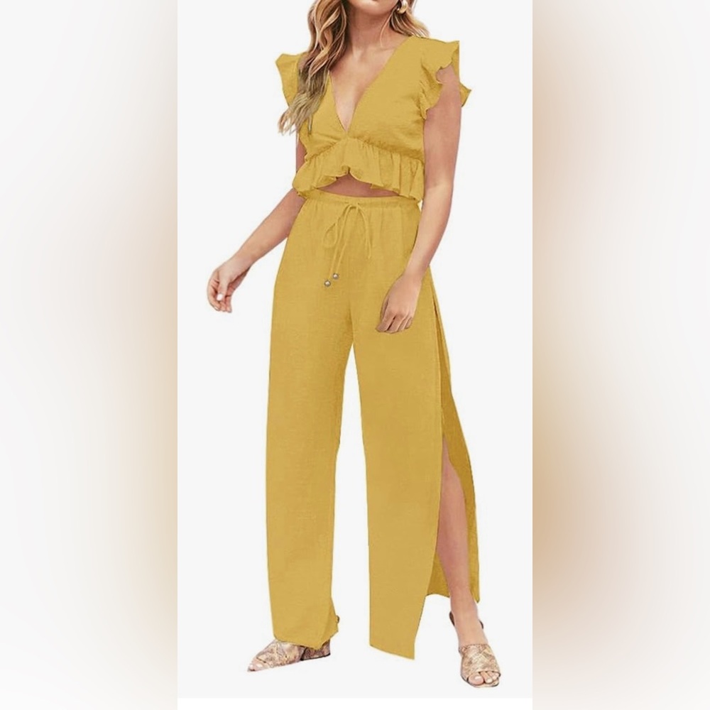 Two Piece Top & Pant Set